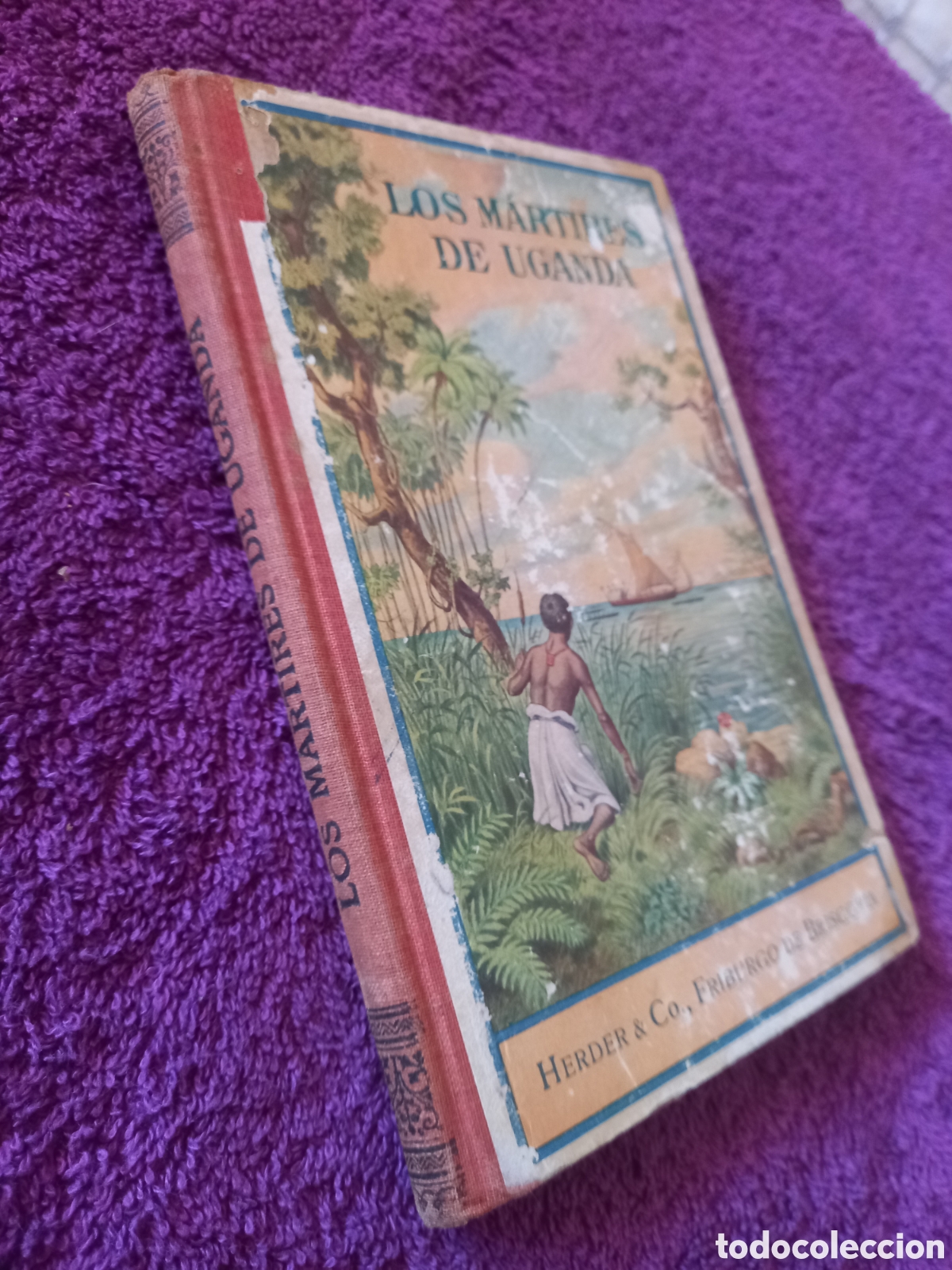 Libros antiguos: Los m&aacute;rtires de Uganda. - Foto 2