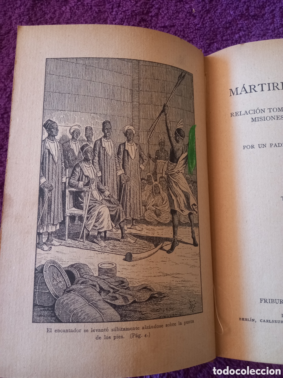 Libros antiguos: Los m&aacute;rtires de Uganda. - Foto 6