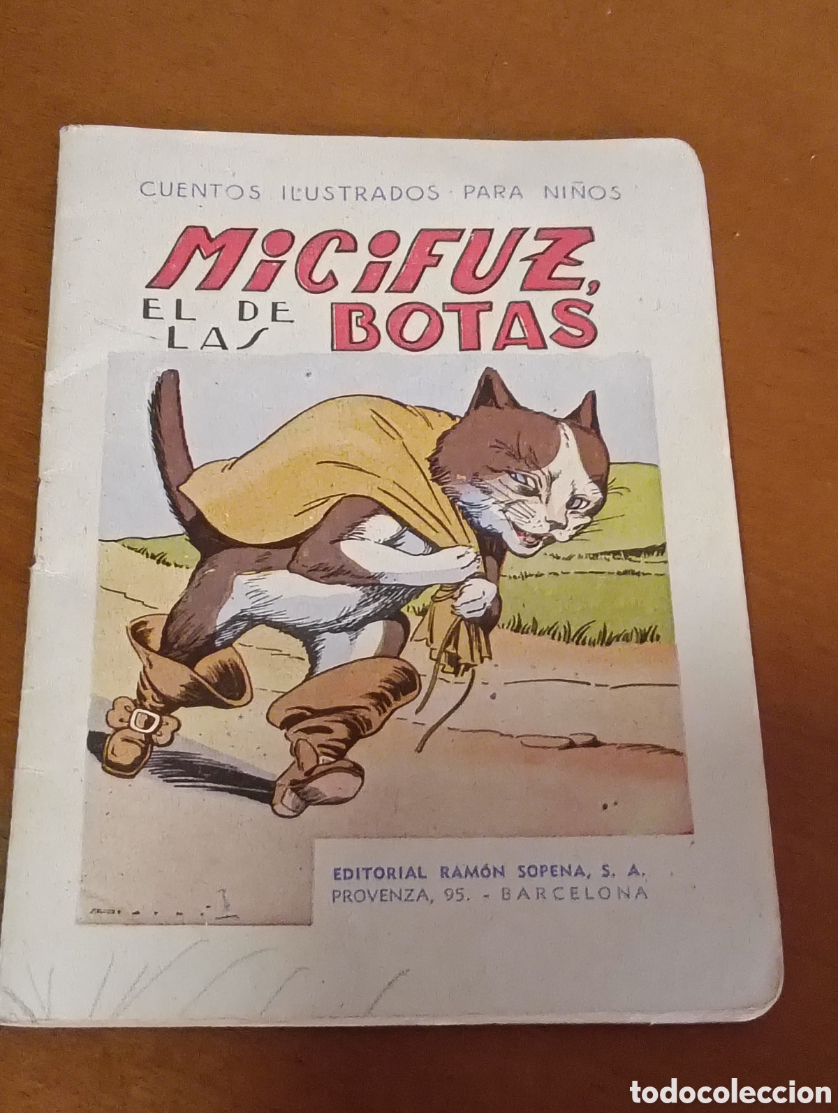 Libros antiguos: Cuentos Micifuz el de las Botas Ram&oacute;n Sopena - Foto 1
