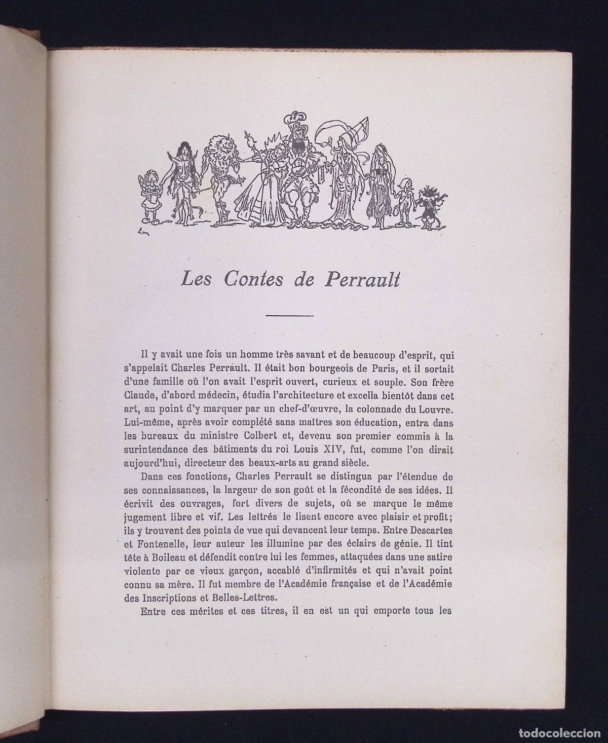 Libros antiguos: LES CONTES DE... - PERRAULT. ILUSTRACIONES - Foto 3