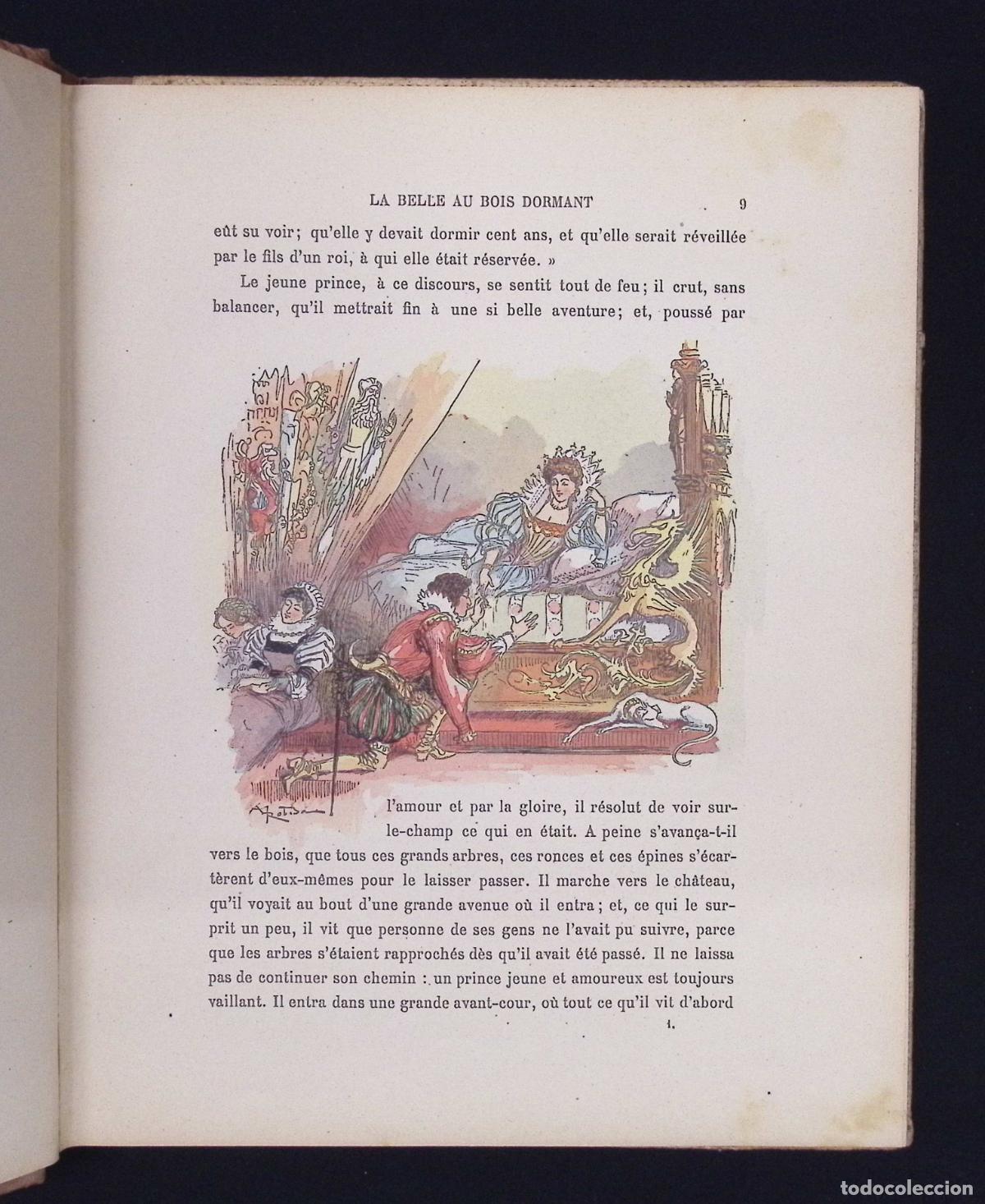 Libros antiguos: LES CONTES DE... - PERRAULT. ILUSTRACIONES - Foto 4