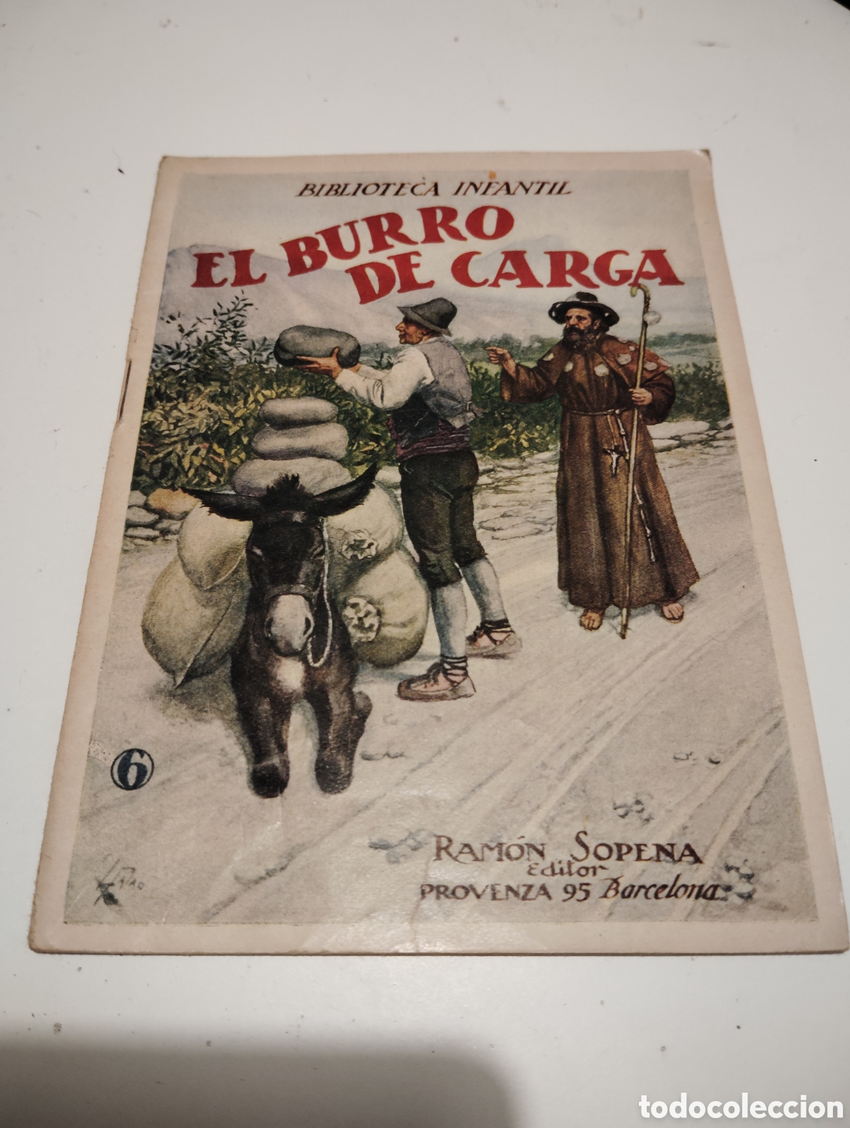 Libros antiguos: EL BURRO DE CARGA - RAMON SOPENA , 1936 - Foto 1