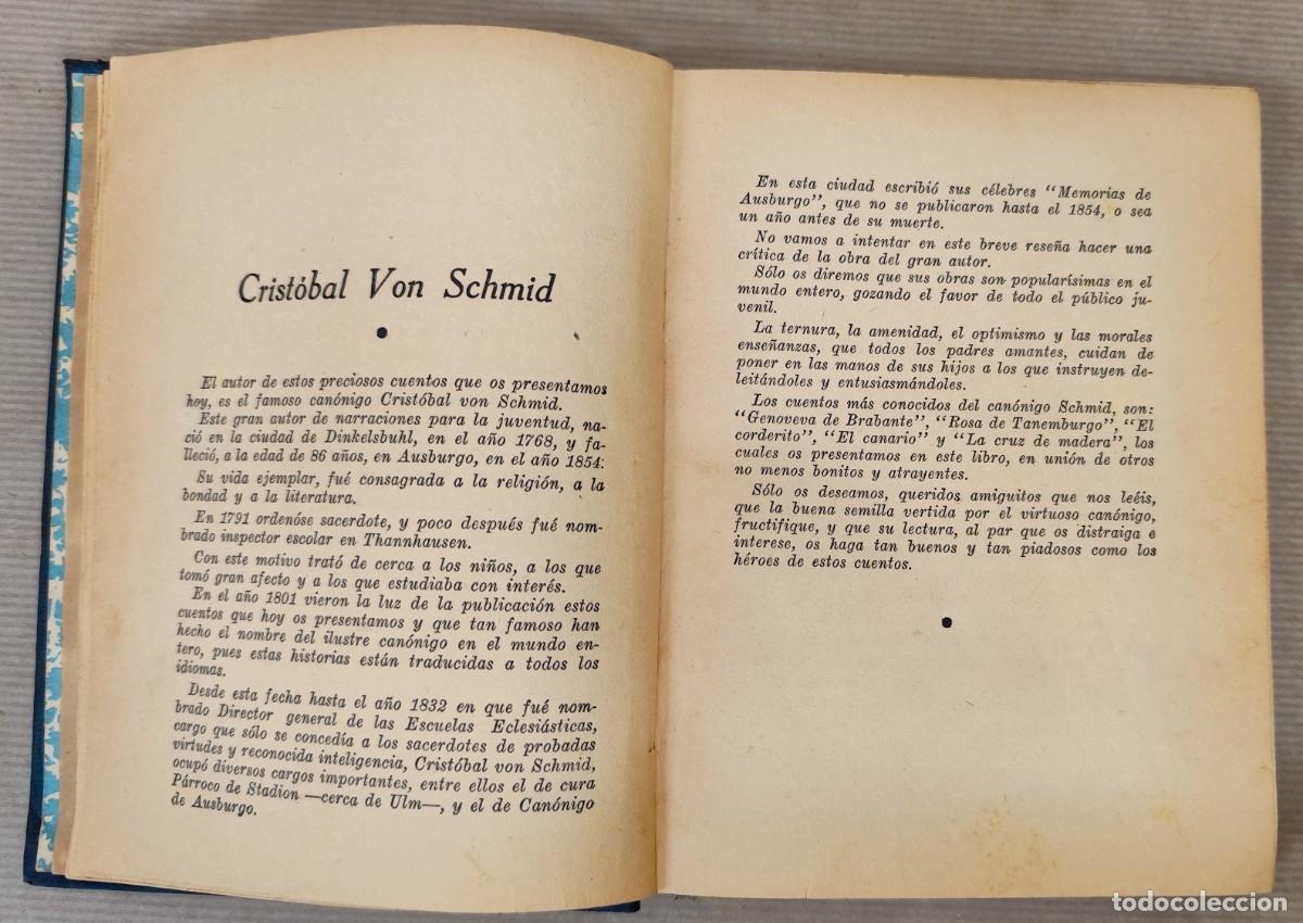 Libros antiguos: CUENTOS DE SCHMID, ADAPTADO PARA NI&Ntilde;OS - Foto 6