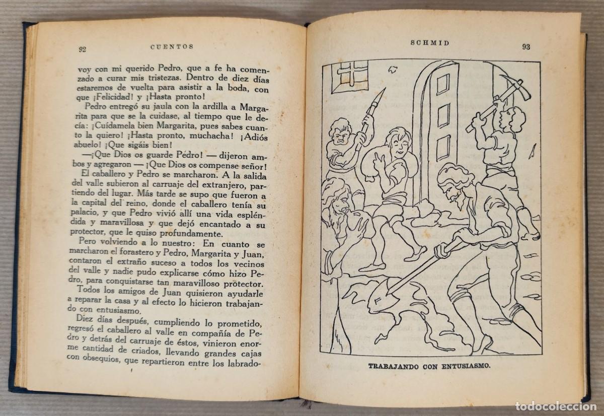 Libros antiguos: CUENTOS DE SCHMID, ADAPTADO PARA NI&Ntilde;OS - Foto 9