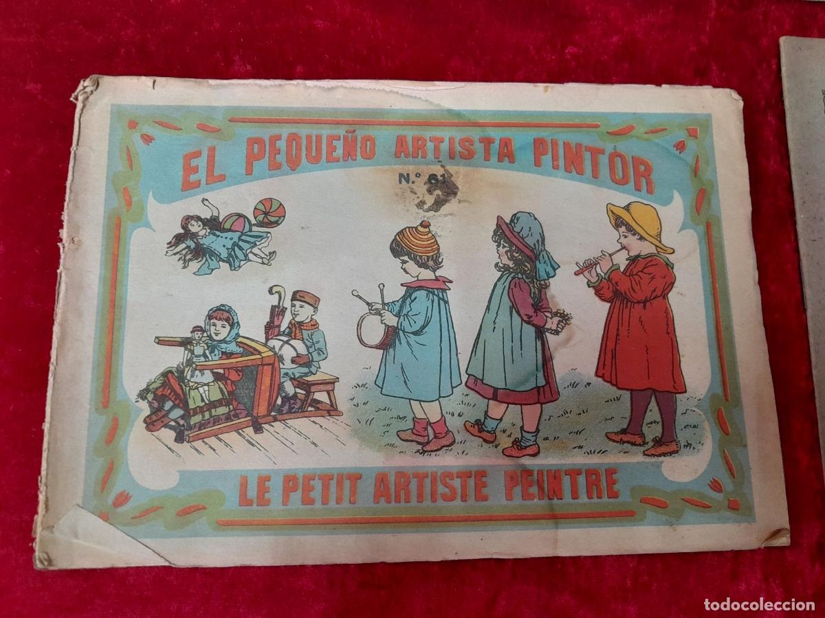 Libros antiguos: CU-202. LOTE DE LIBRITOS PARA APRENDER A DIBUJAR. CA 1950 - Foto 2