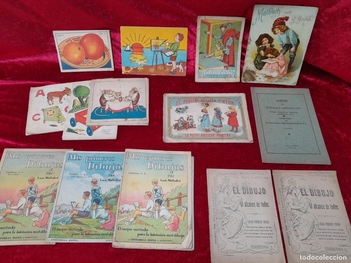 Libros antiguos: CU-202. LOTE DE LIBRITOS PARA APRENDER A DIBUJAR. CA 1950 - Foto 5