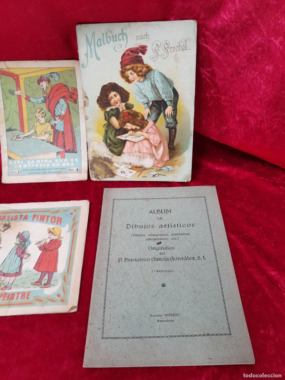 Libros antiguos: CU-202. LOTE DE LIBRITOS PARA APRENDER A DIBUJAR. CA 1950 - Foto 6