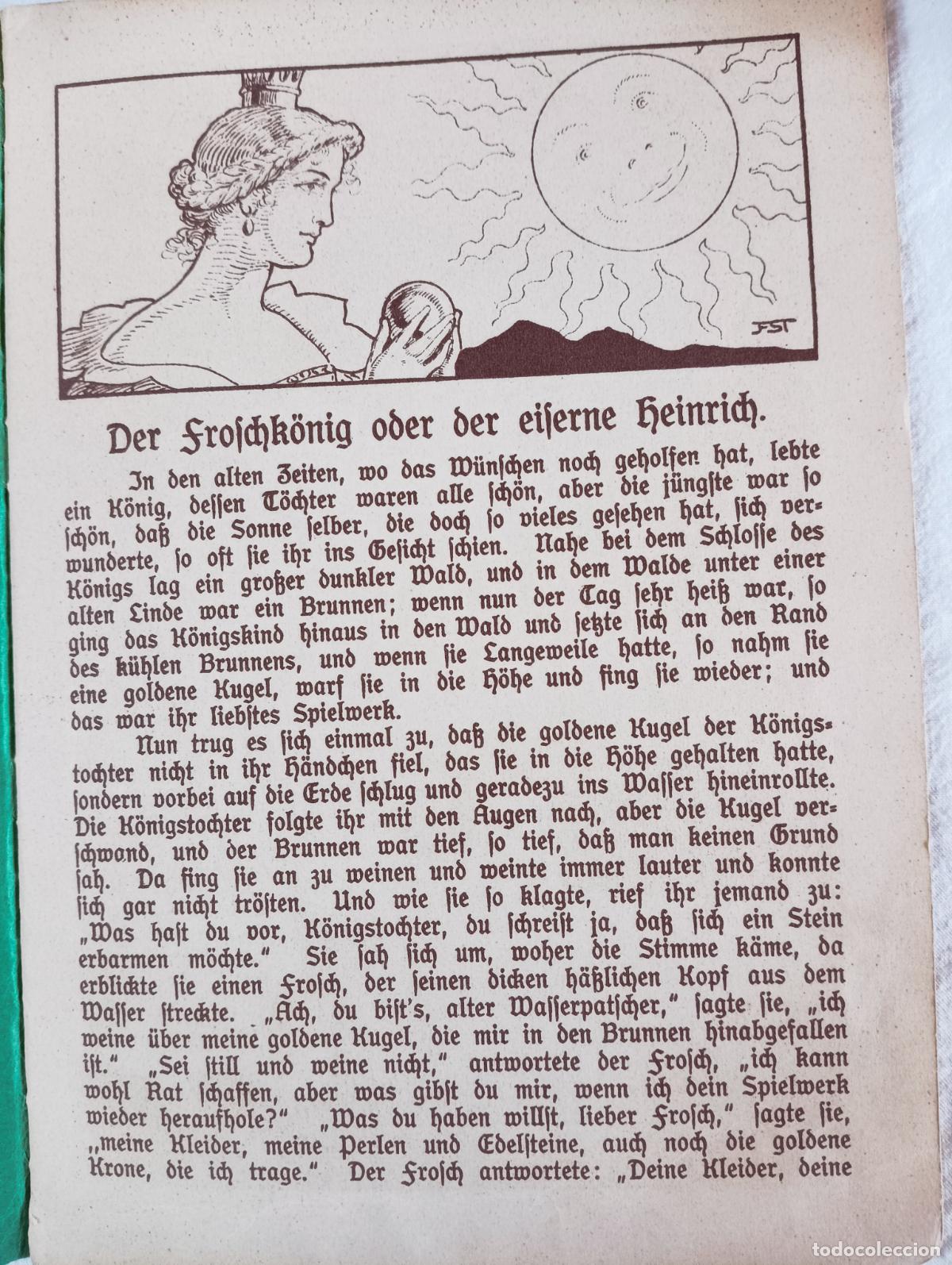 Libros antiguos: Der frofchk&ouml;nig oder der eiferne Heinrich. (El rey rana) - Foto 2