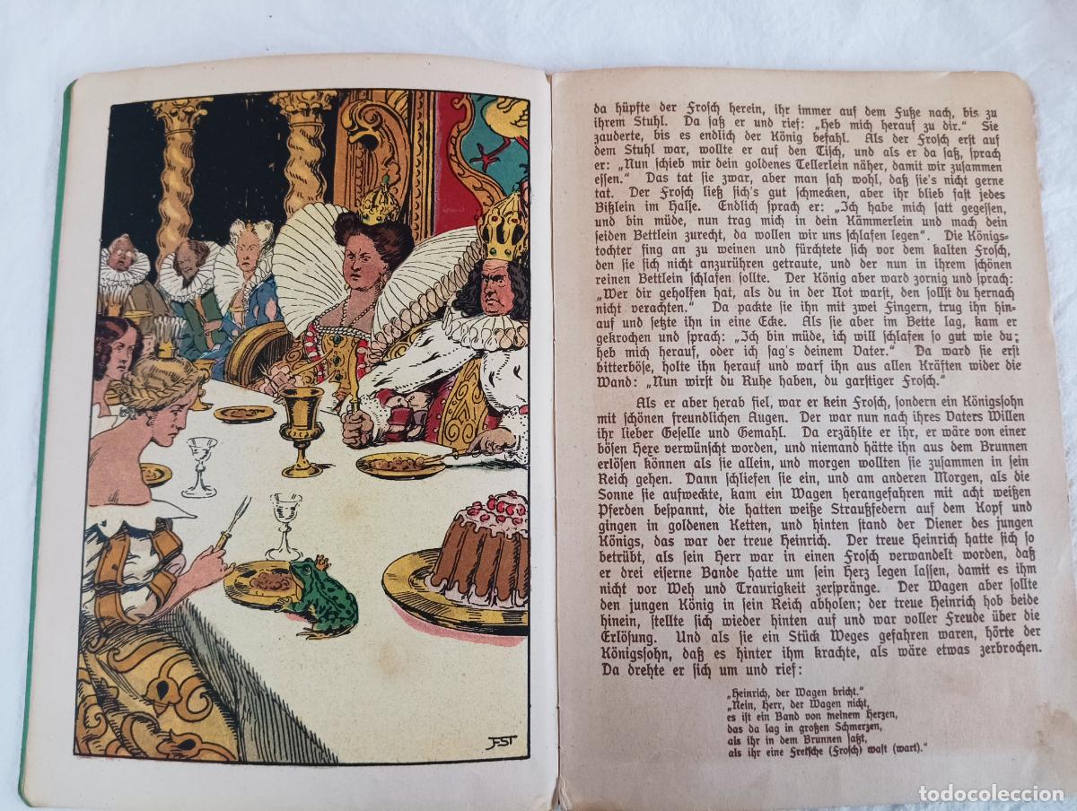 Libros antiguos: Der frofchk&ouml;nig oder der eiferne Heinrich. (El rey rana) - Foto 3