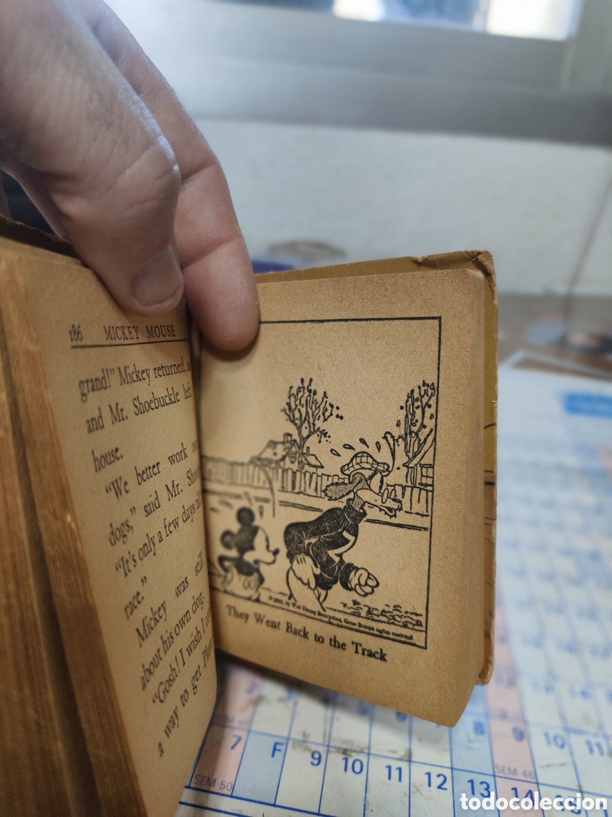 Libros antiguos: LIBRO 1936/37 MICKEY MOUSE AND PLUTO - THE RACER - Foto 3