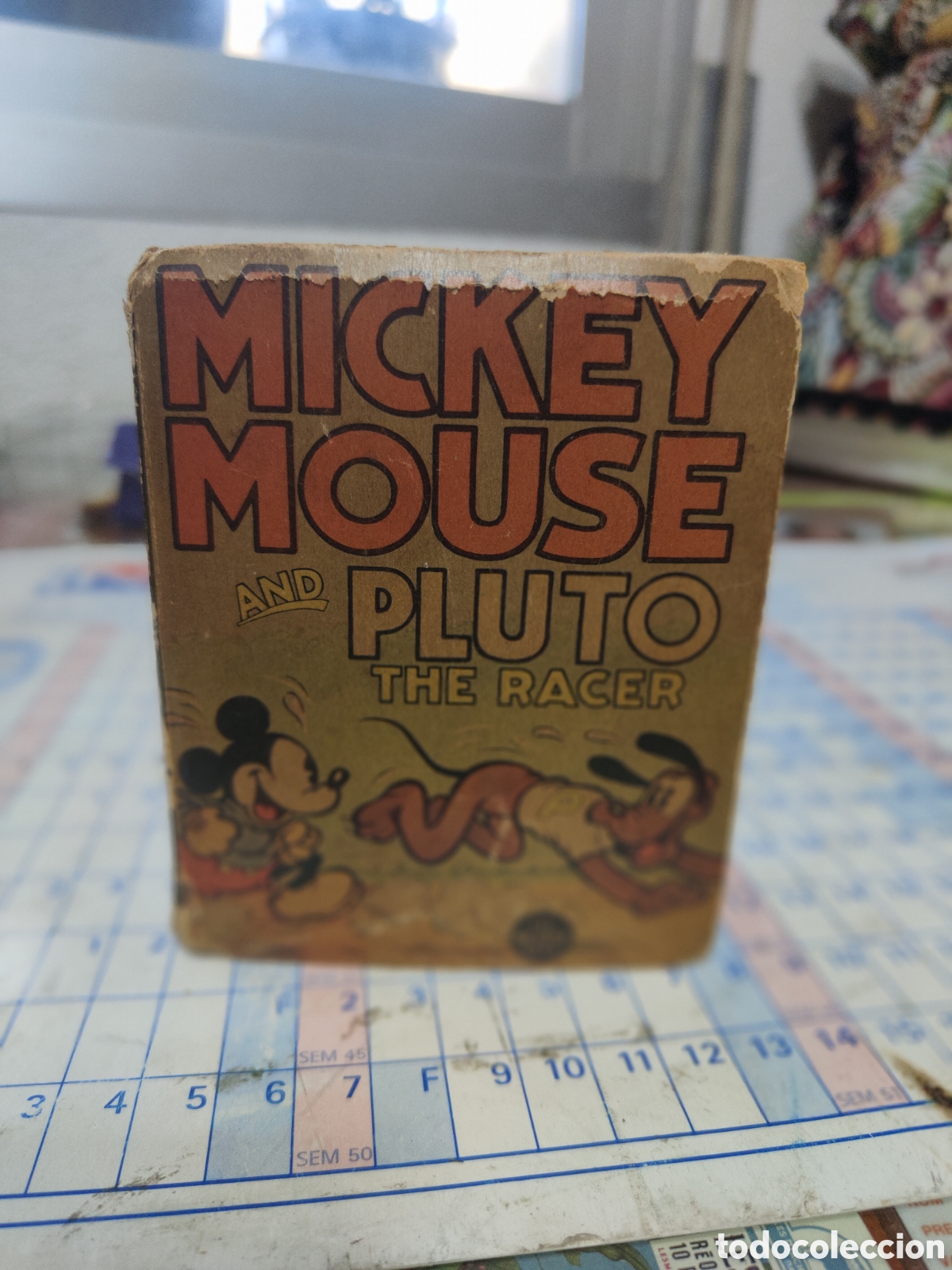 Libros antiguos: LIBRO 1936/37 MICKEY MOUSE AND PLUTO - THE RACER - Foto 1