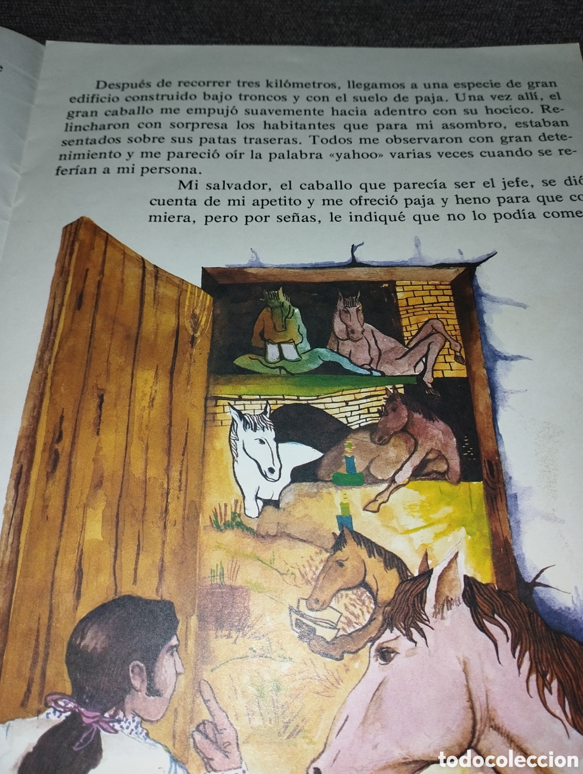 Libros antiguos: Gulliver en el pa&iacute;s de los sabios caballos - Foto 3