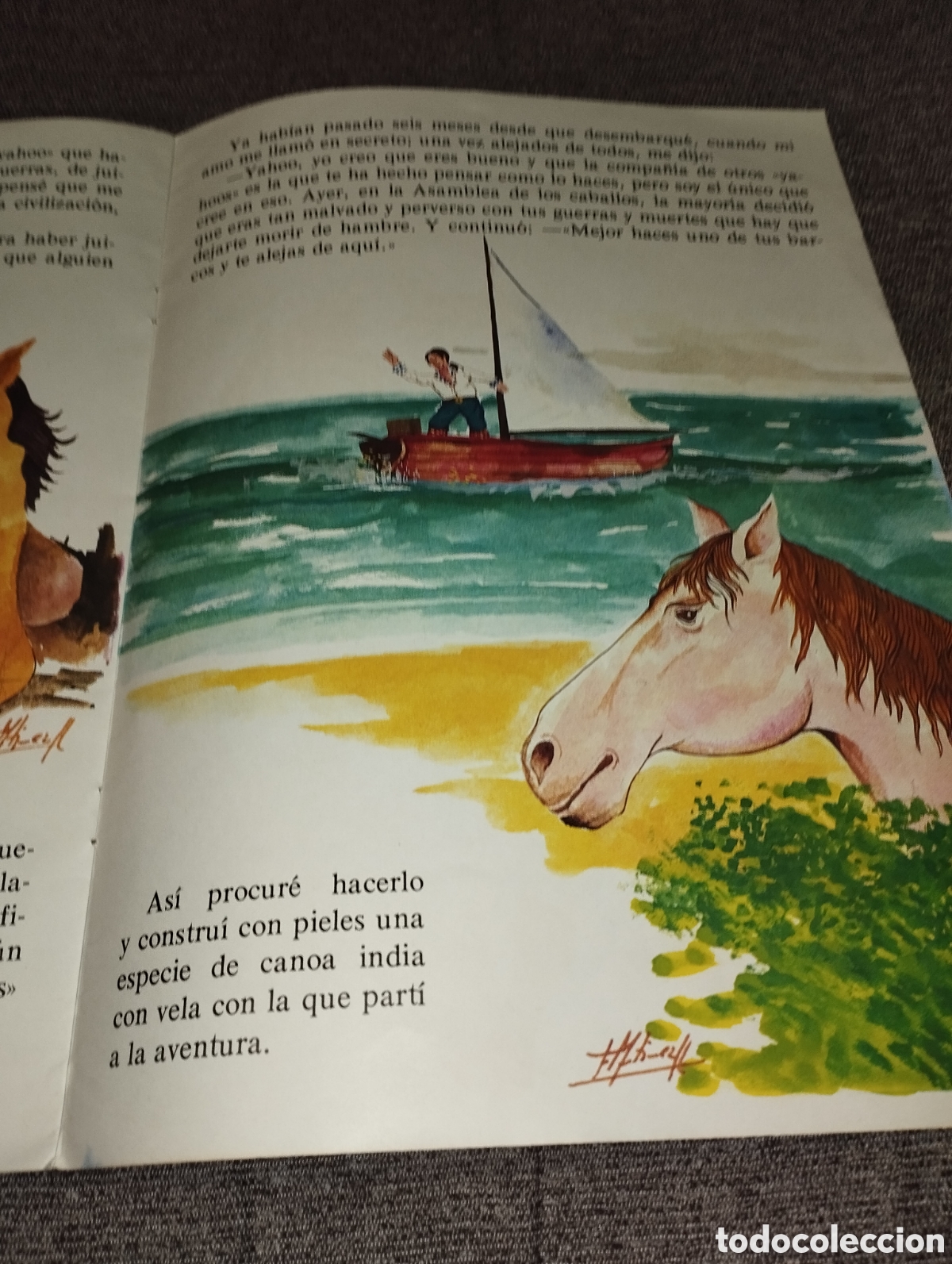 Libros antiguos: Gulliver en el pa&iacute;s de los sabios caballos - Foto 4