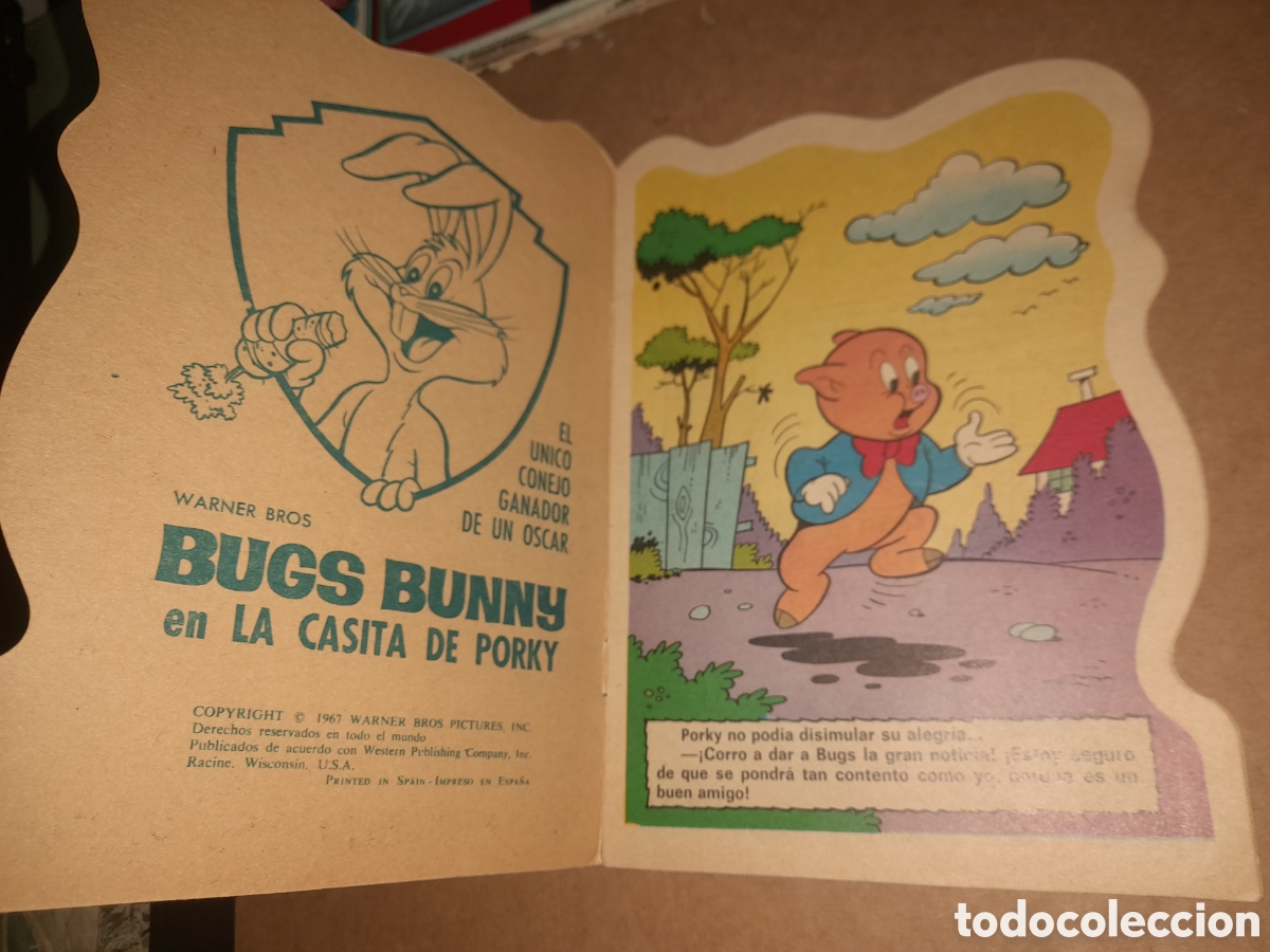 Libros antiguos: Cuento Bugs Bunny , en la casita de Porky - Foto 8