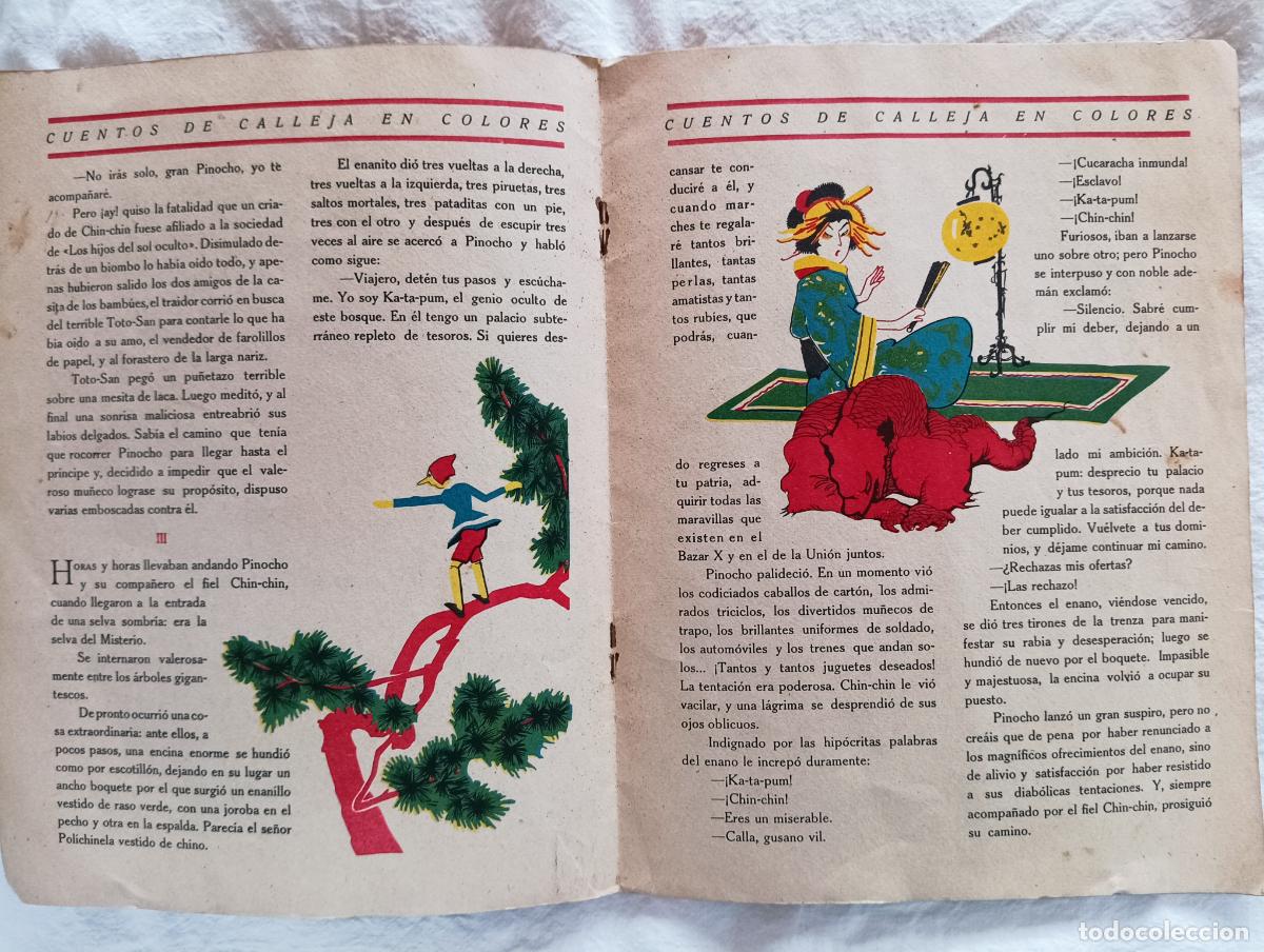 Libros antiguos: Pinocho en la China. Dibujos de Bartolozzi - Foto 2