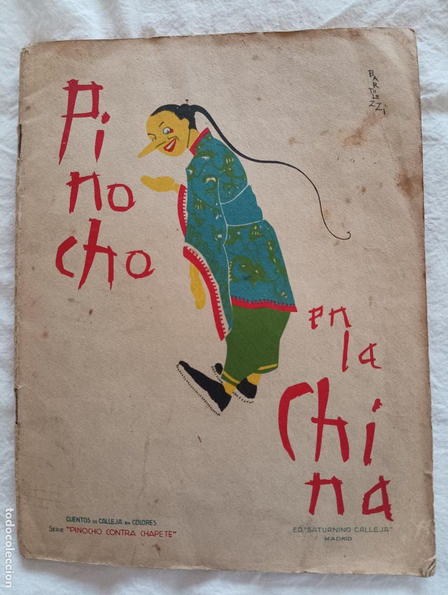 Libros antiguos: Pinocho en la China. Dibujos de Bartolozzi - Foto 1