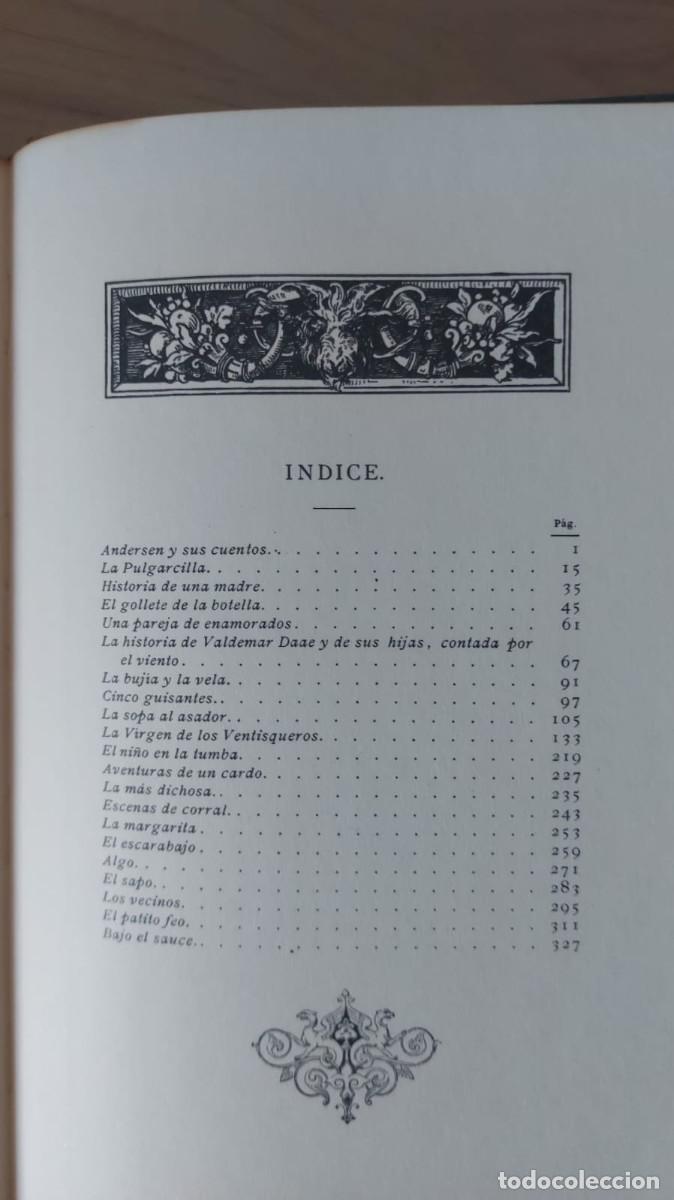 Libros antiguos: CUENTOS DE ANDERSEN-TRADUCCI&Oacute;N J. ROCA Y ROCA, ed.1881 facsimil - Foto 5