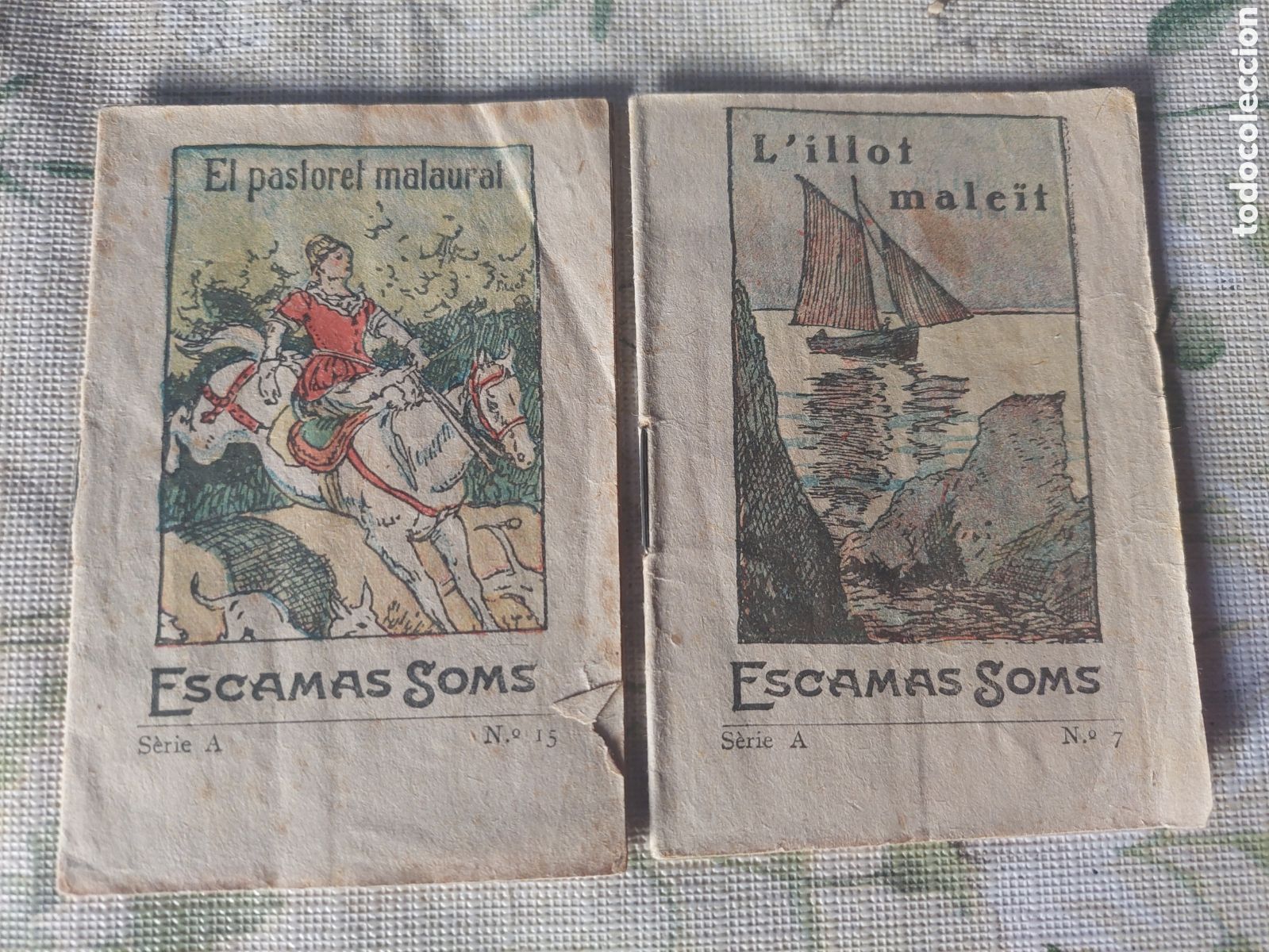 Livros antigos: Antiguos Mini Cuentos Publicidad de ESCAMAS SOMS