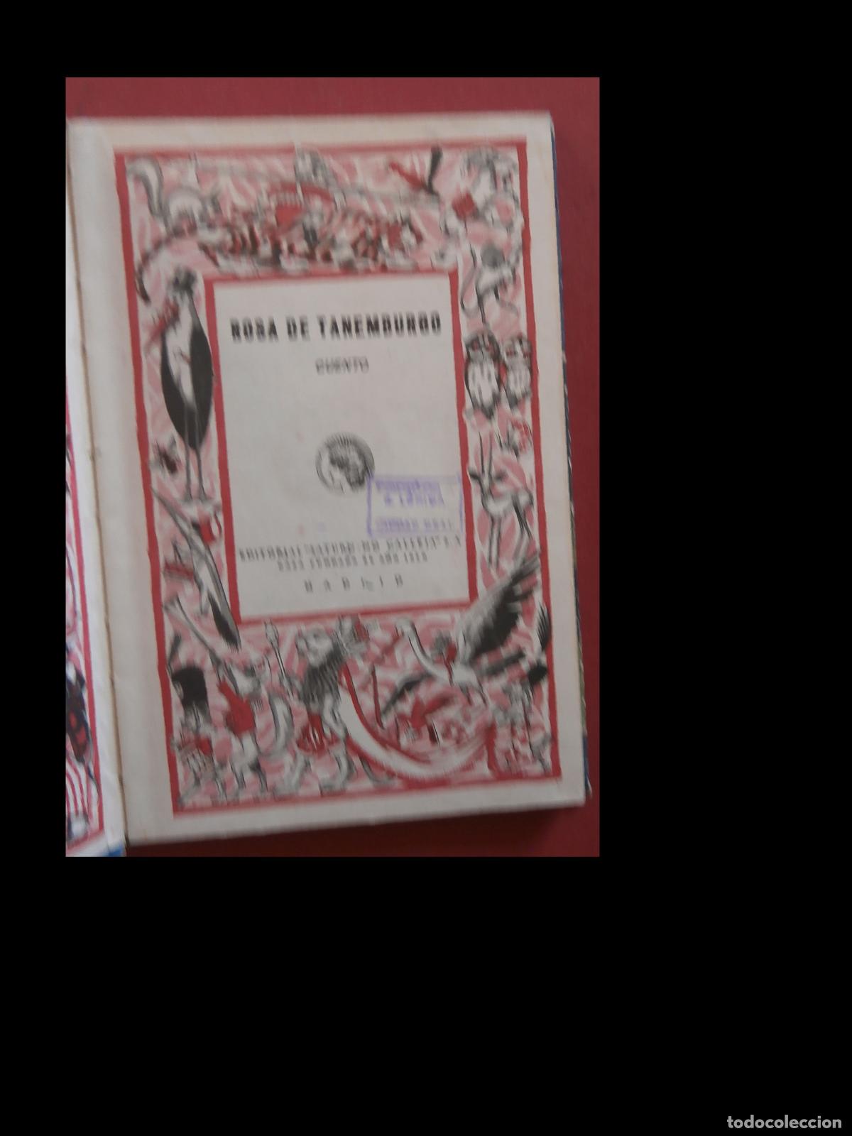 Libros antiguos: Rosa de Tanemburgo. Cuentos - Foto 6