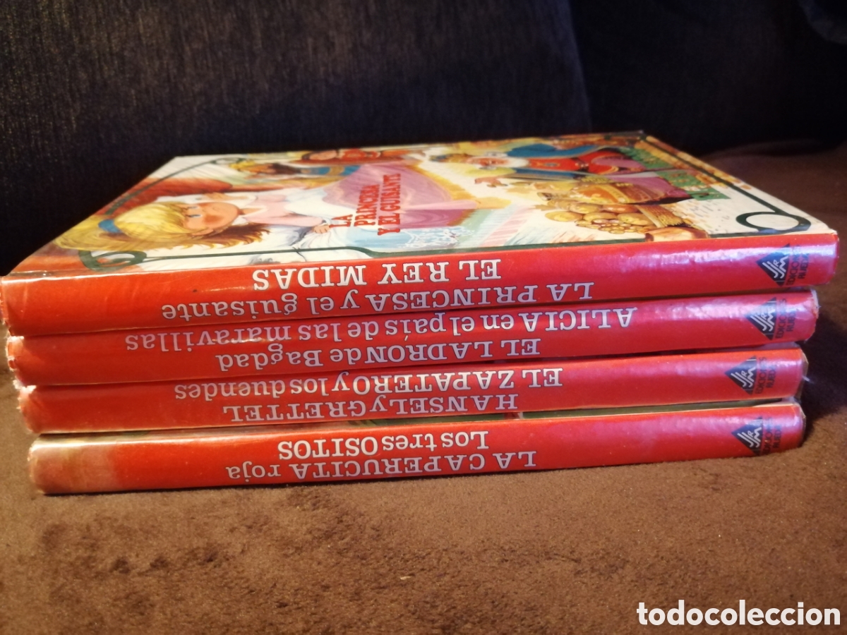 Libros antiguos: Cuentos cl&aacute;sicos antiguos lote - Foto 3