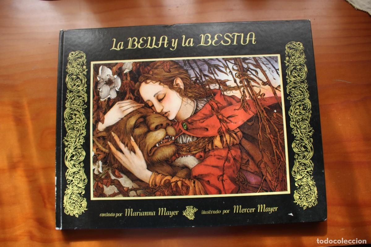 Libros antiguos: Precioso cuento de La bella y la bestia. Ediciones Asuri. Preciosas ilustraciones. Tapa dura.