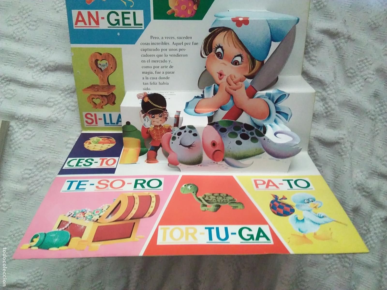 Libros antiguos: CUENTOS DID&Aacute;CTICOS CON SILABAS - Foto 6