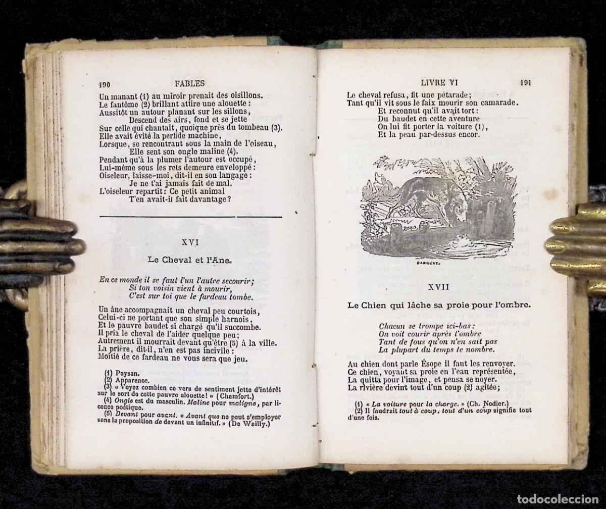 Libros antiguos: FABLES DE ... - LA FONTAINE. 1883. - Foto 4