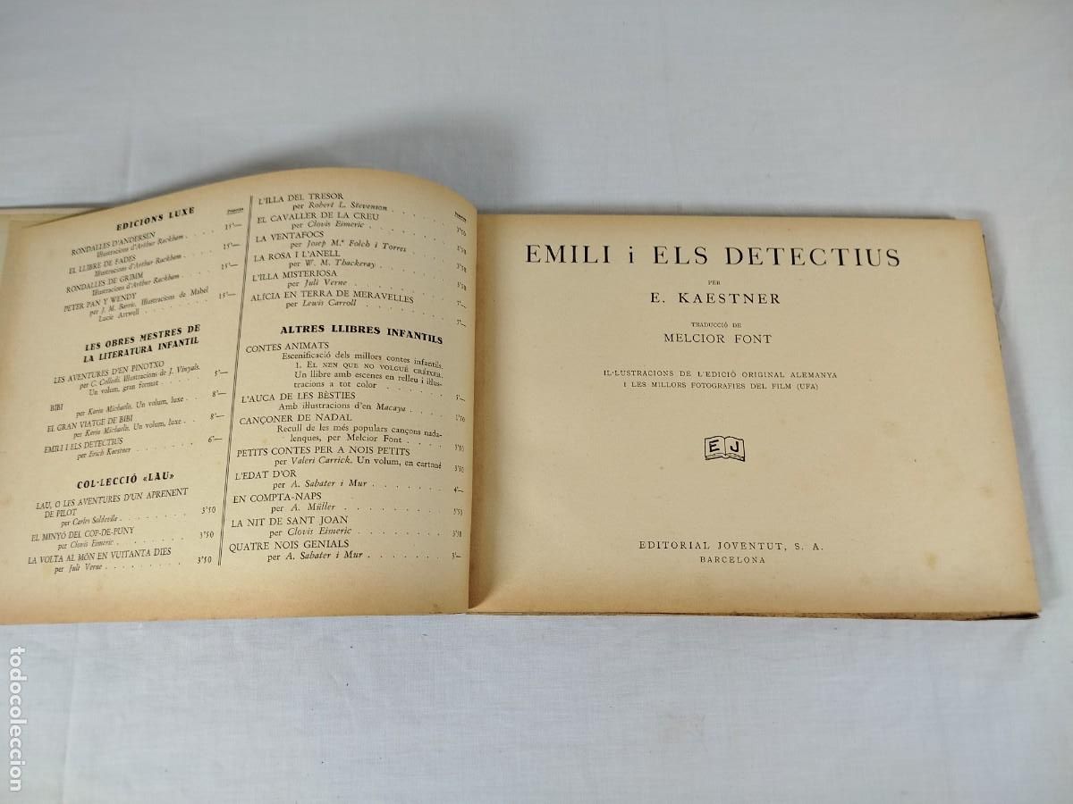 Libros antiguos: Emili i els detectius - Foto 3