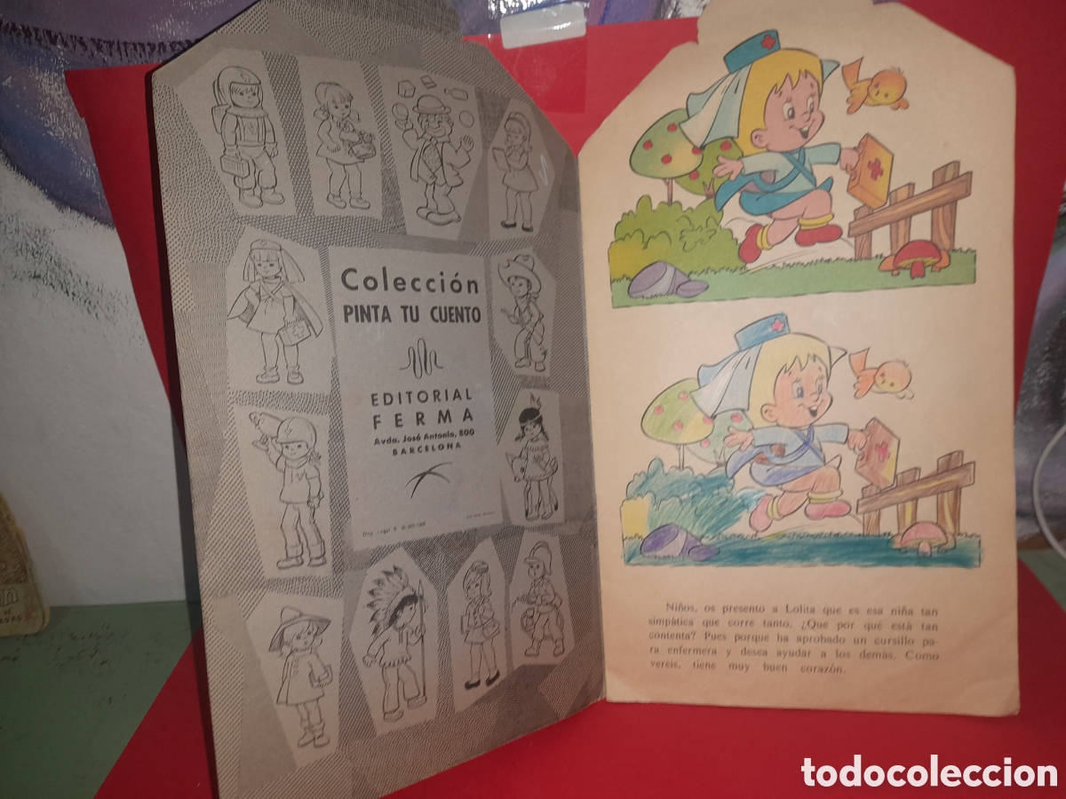 Libros antiguos: Antiguo cuento troquelado - Foto 3