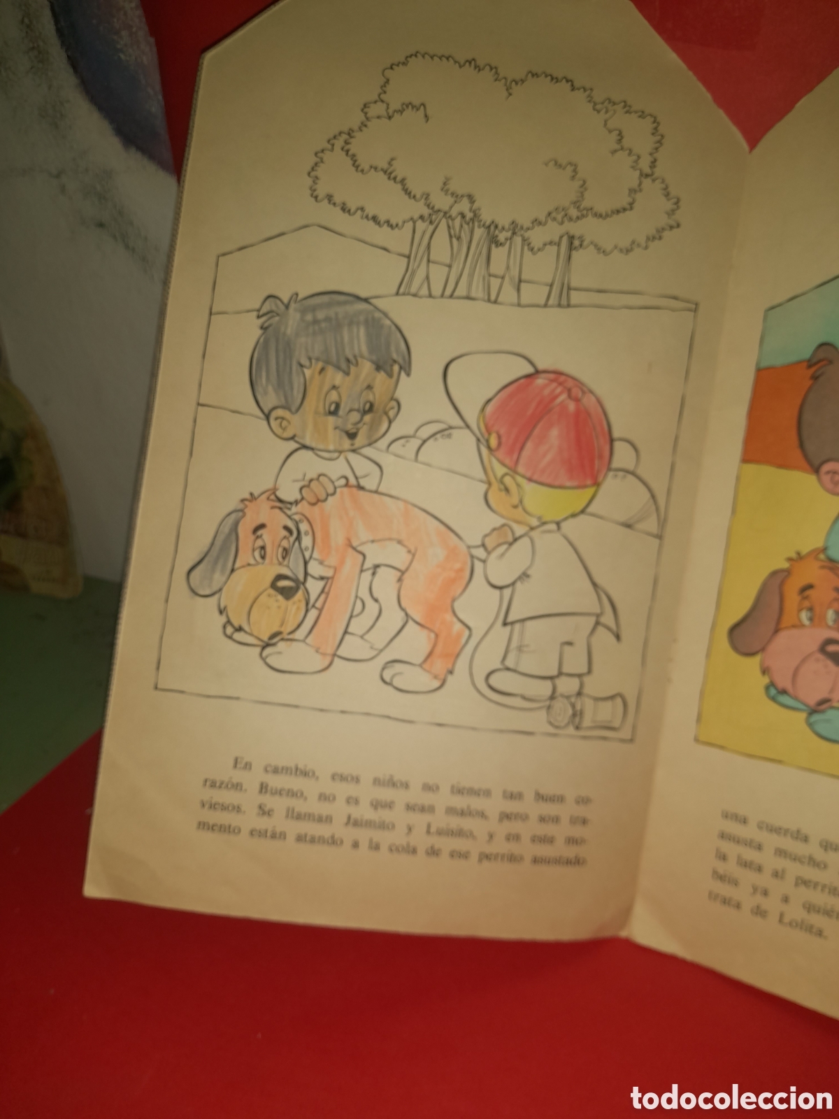 Libros antiguos: Antiguo cuento troquelado - Foto 4