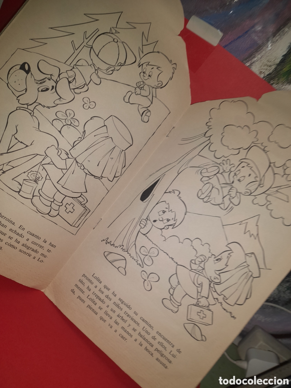 Libros antiguos: Antiguo cuento troquelado - Foto 5