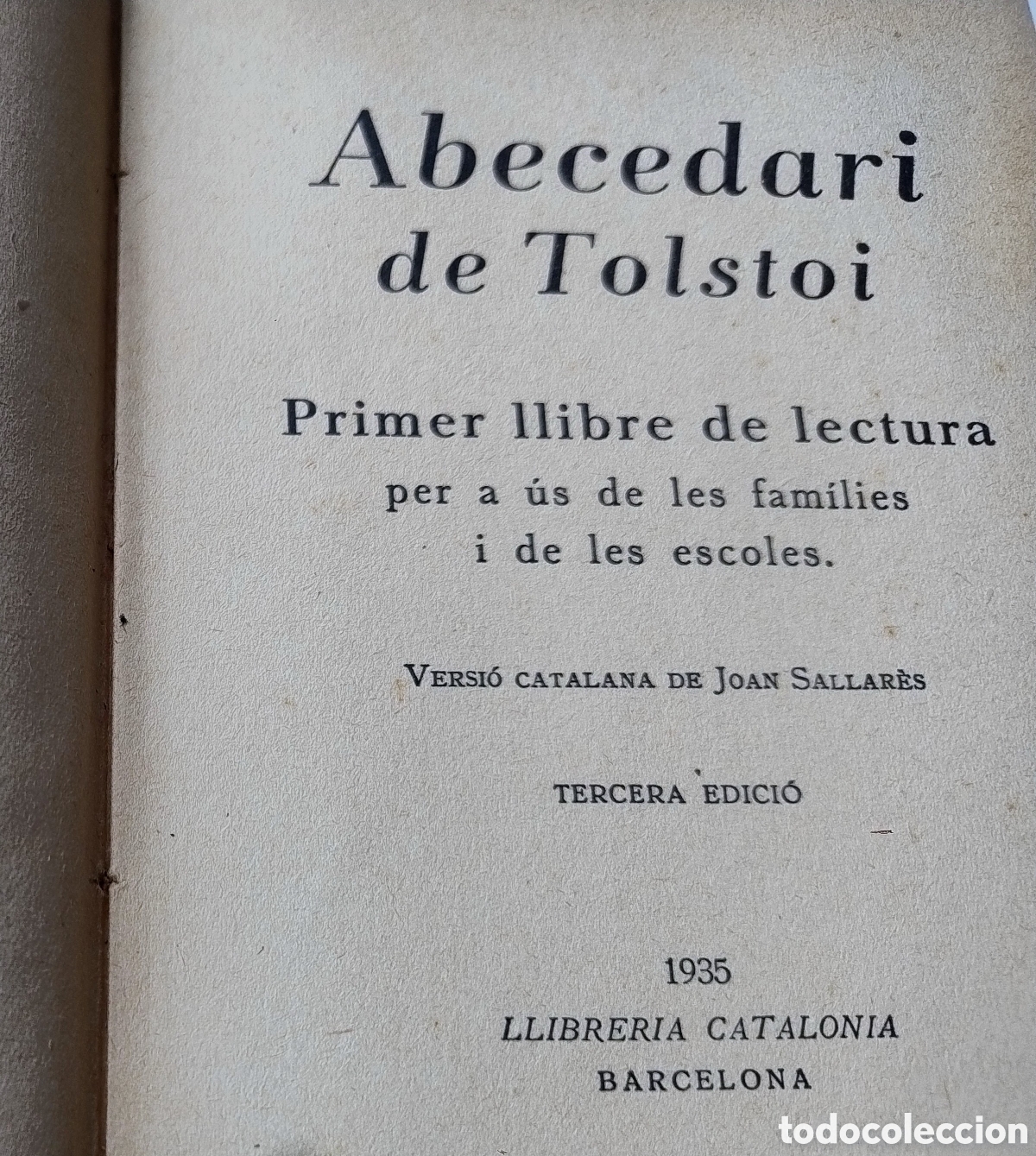 Libros antiguos: Primer llibre de lectura - Foto 3