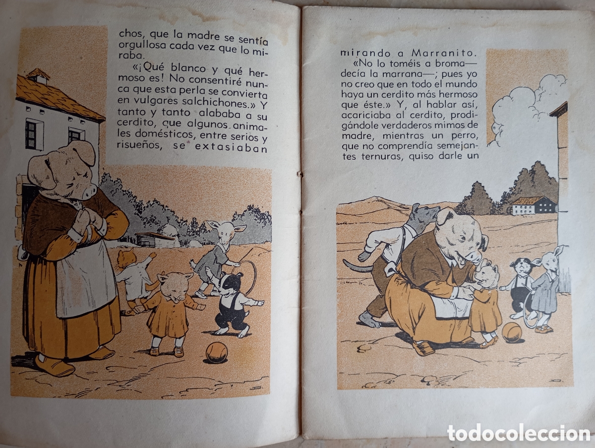 Libros antiguos: La cerda y el cerdito - Foto 2