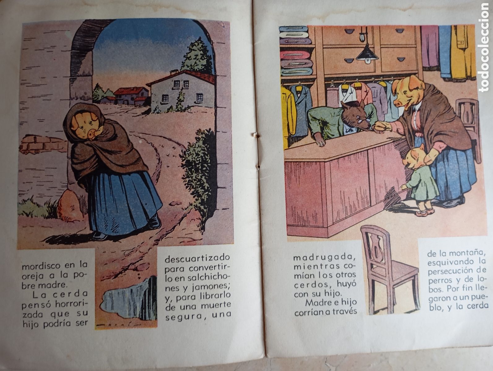 Libros antiguos: La cerda y el cerdito - Foto 3