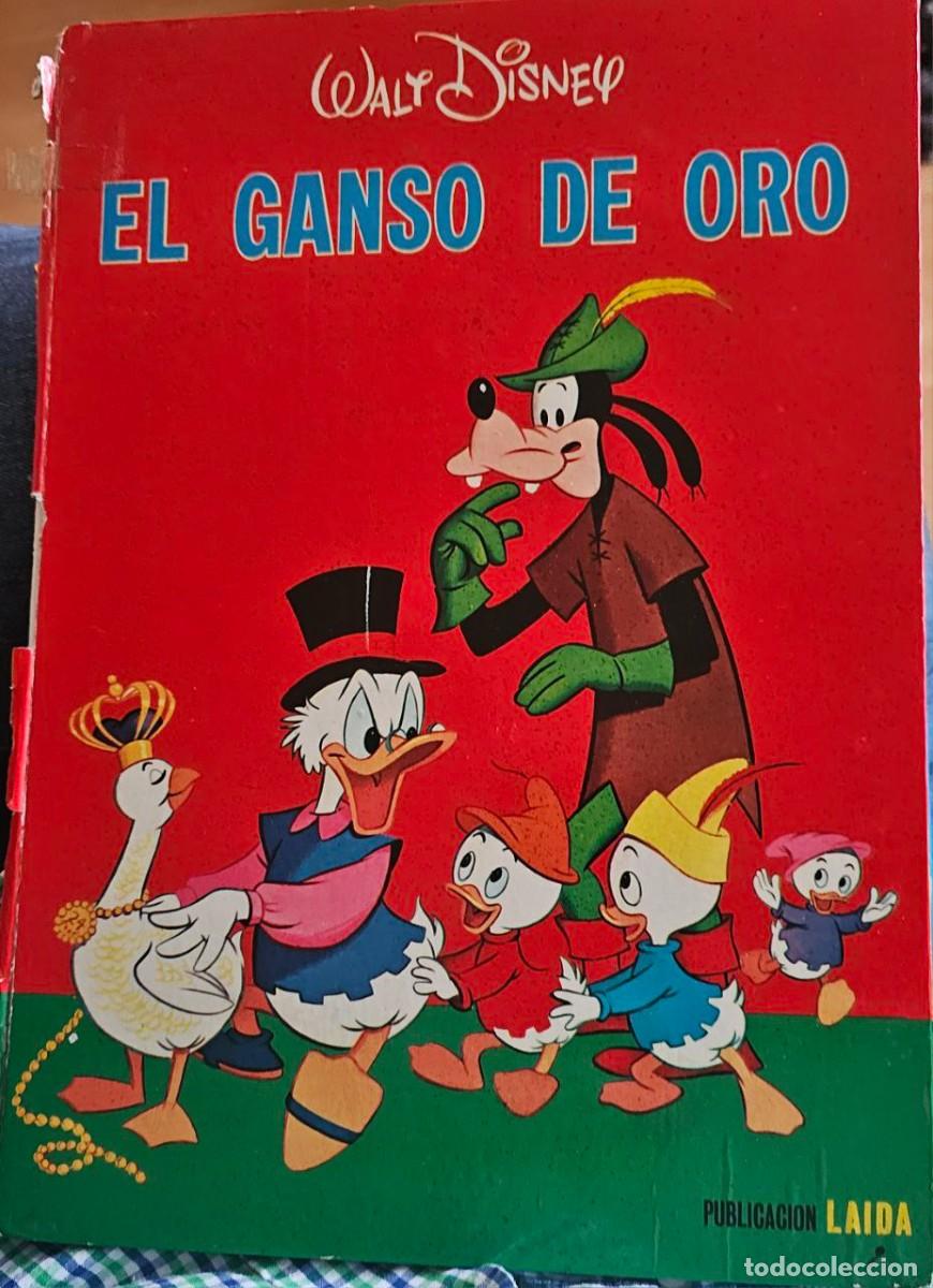 Libros antiguos: Cuento &rdquo;El ganso de oro&rdquo; Disney 1968 - Foto 1