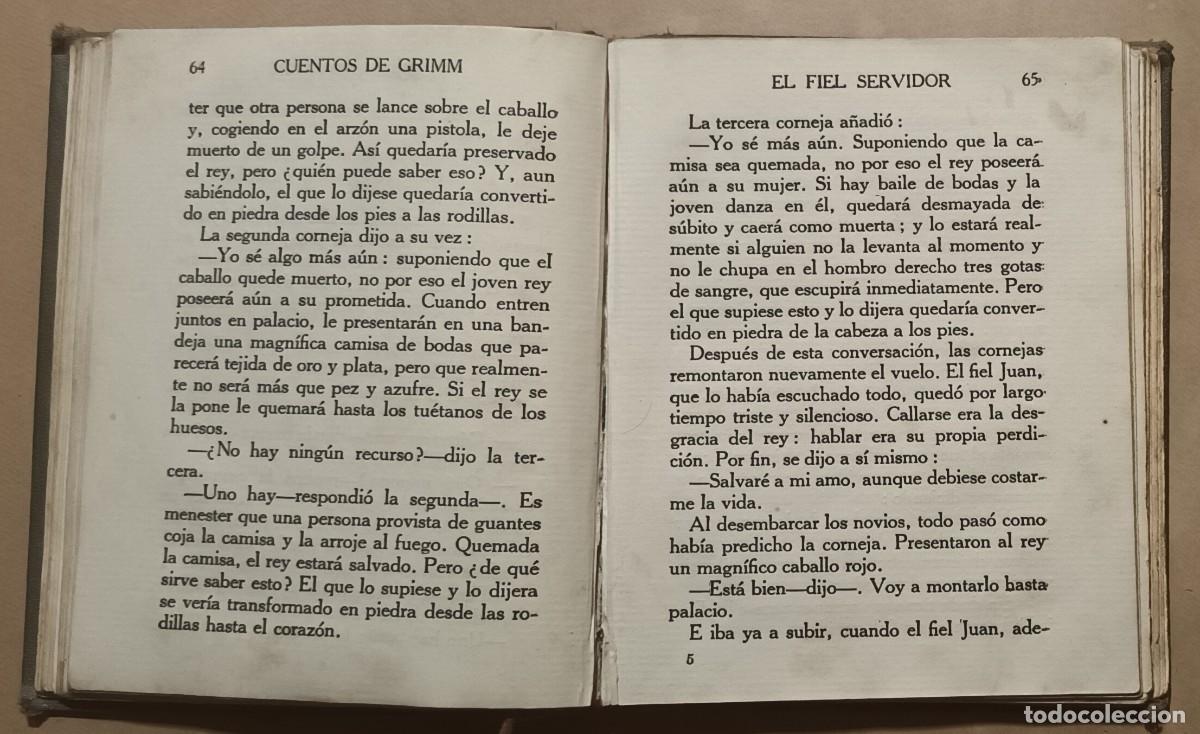 Libros antiguos: CUENTOS DE GRIMM - COLECCI&Oacute;N ARALUCE - 1926 - Foto 8