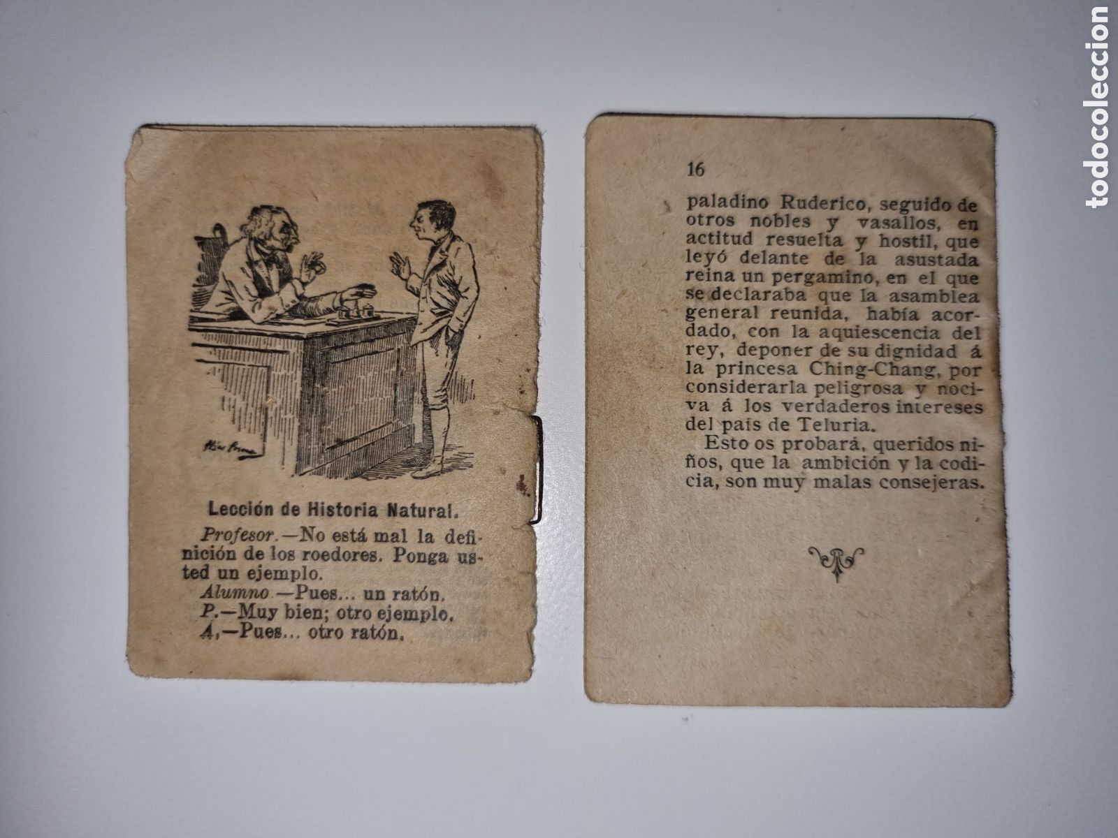 Libros antiguos: Pareja de cuentos. Minilibros - Foto 2