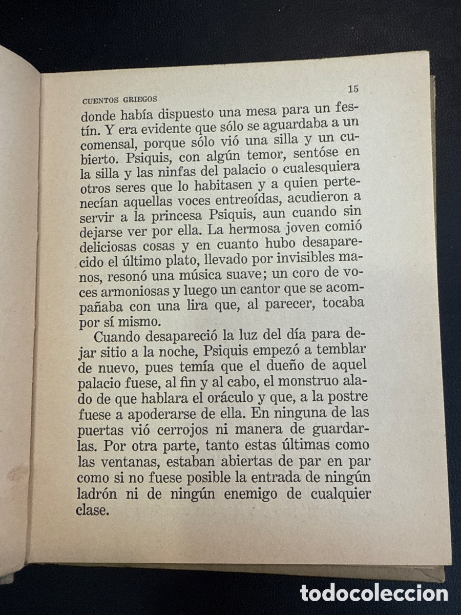 Libros antiguos: CUENTOS griegos. &Eacute;poca antigua - Foto 3