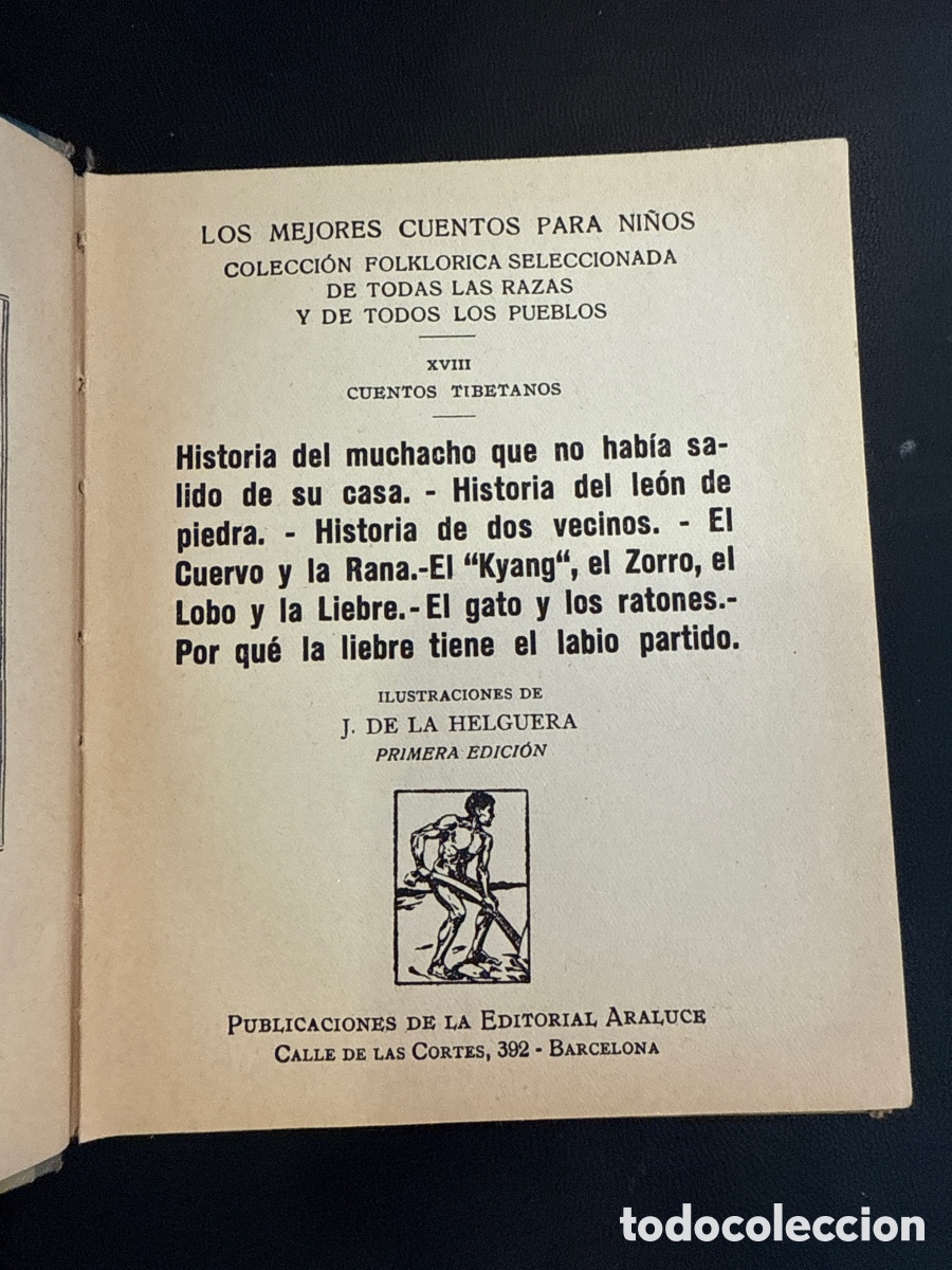 Libros antiguos: CUENTOS tibetanos 1936 - Foto 2
