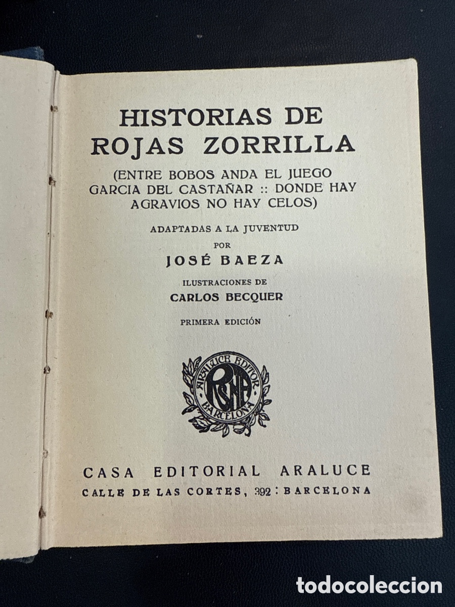 Libros antiguos: HISTORIAS de Rojas Zorrilla - Foto 2