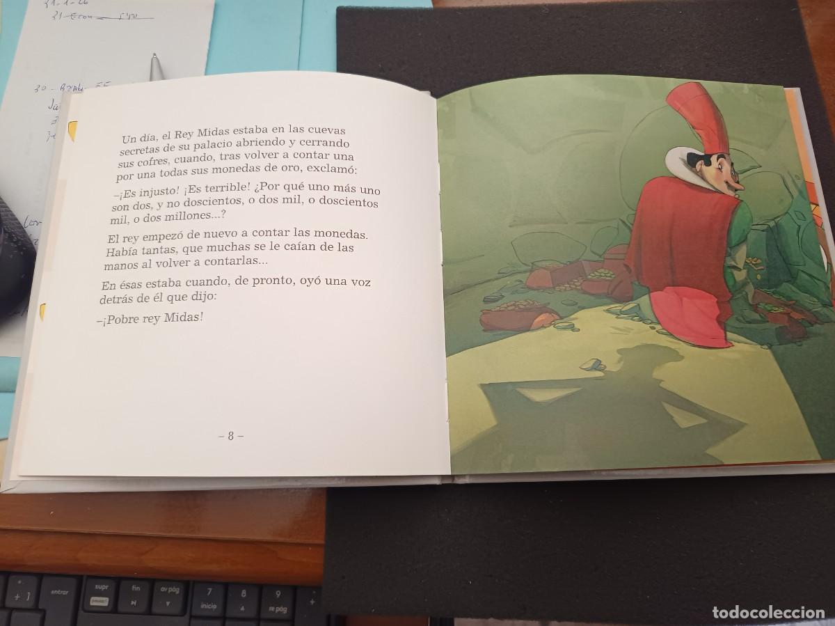 Libros antiguos: CUENTOS INFANTILES EL PA&Iacute;S, 10. EL REY MIDAS - Foto 2