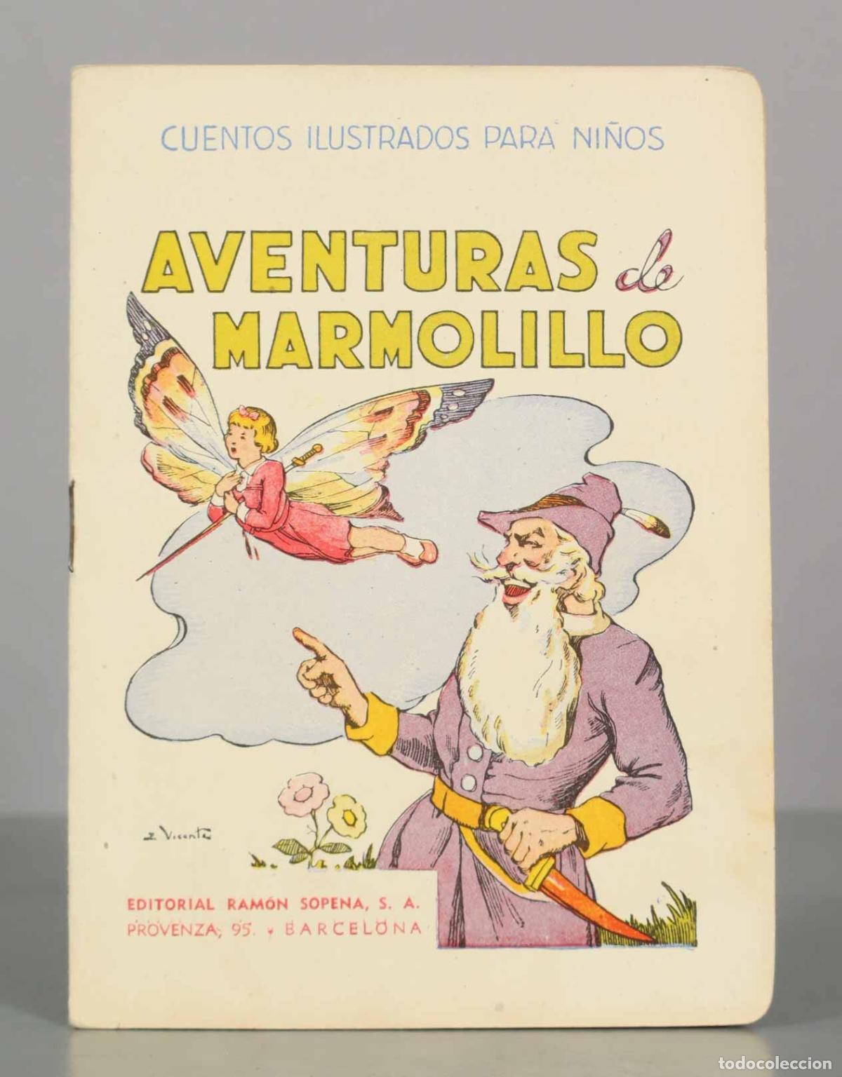 Libros antiguos: CUENTOS ILUSTRADOS PARA NI&Ntilde;OS. AVENTURAS de MARMOLILLO.