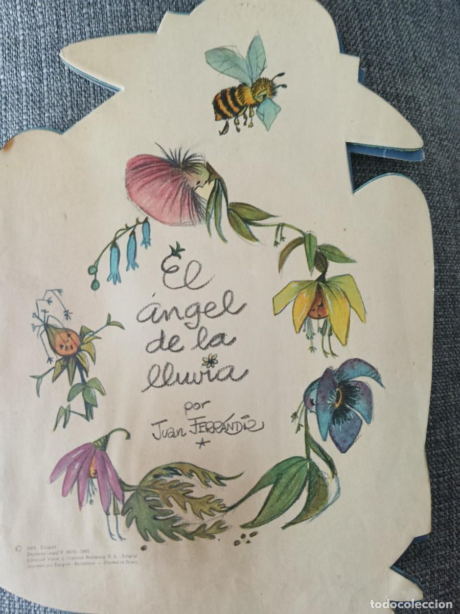 Libros antiguos: Cuento troquelado EL ANGEL DE LA LLUVIA Ferrandiz - Foto 3