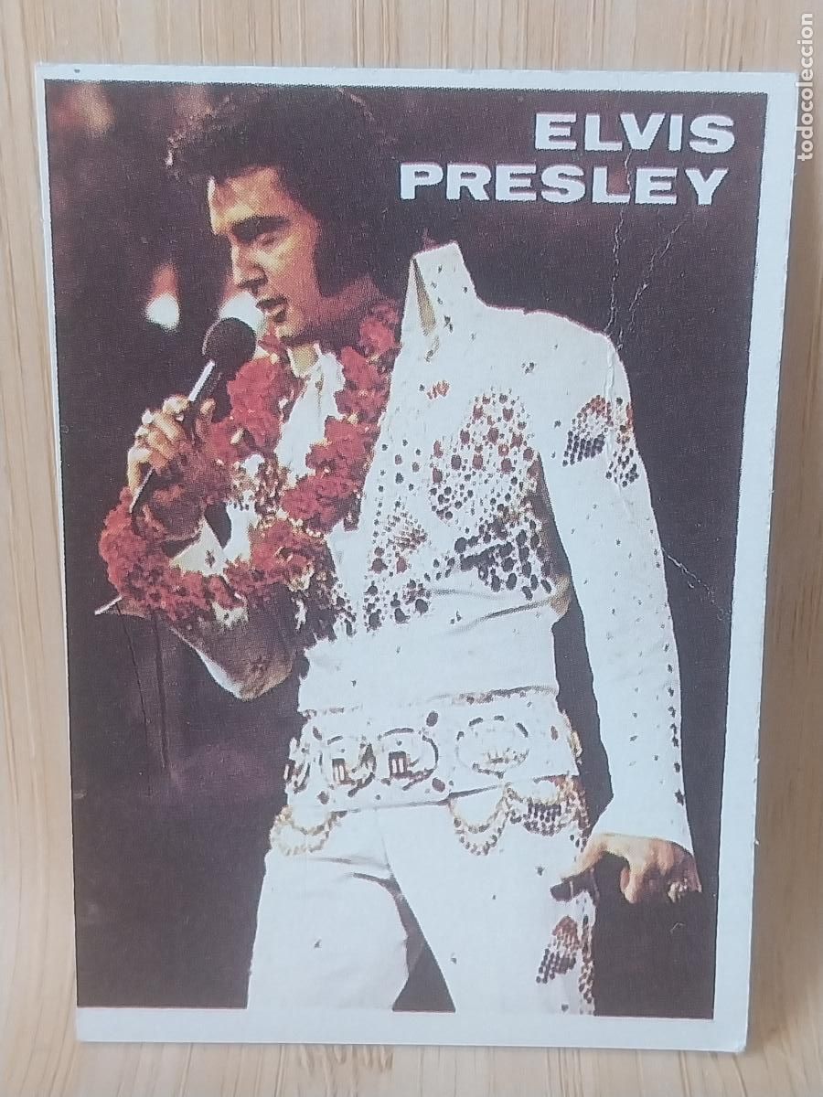 Libros antiguos: ELVIS PRESLEY A&Ntilde;O 1984 SUPER MUSICAL ED EYDER CROMO 87 SIN PEGAR NUNCA ***