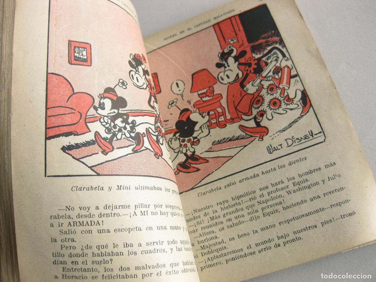 Libros antiguos: MICKEY EN EL CASTILLO MALANDRIN - Foto 2