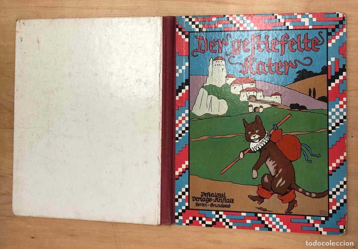 Libros antiguos: DER GESTIEFELTE KATER. EL GATO CON BOTAS. HOFFMANN. PESTALOZZI, BERLIN. EN ALEMAN. C.1930