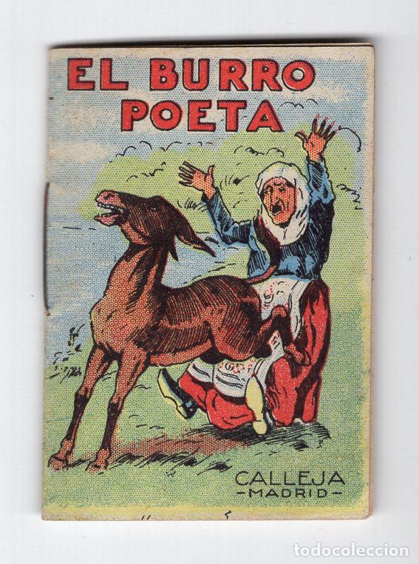 Libros antiguos: Cuentos Calleja: El burro poeta (c. 1920) - Caja de Pensiones / Ahorros