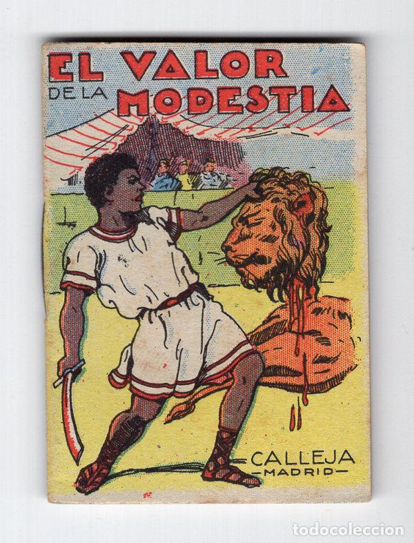 Libros antiguos: Cuentos Calleja: El valor de la modestia (c. 1920) - Caja de Pensiones / Ahorros