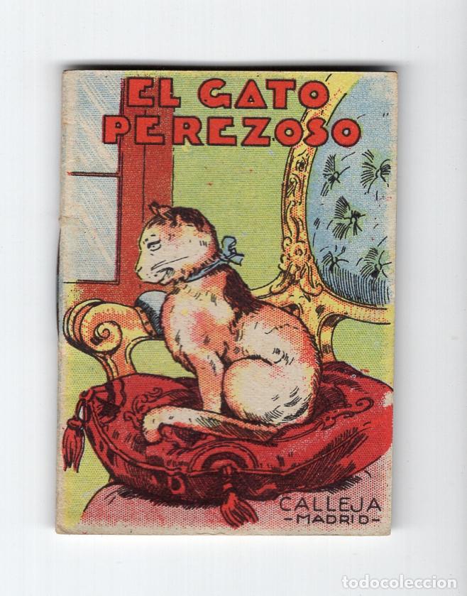 Libros antiguos: Cuento Calleja: El gato perezoso (c. 1920) - Caja de Pensiones / Ahorros