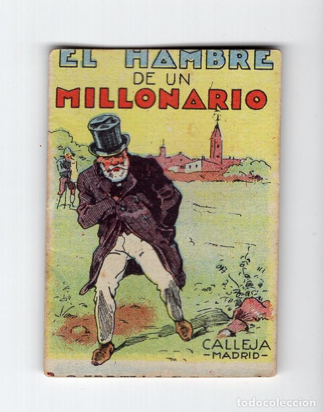 Libros antiguos: Cuento Calleja: El hambre de un millonario (c. 1920) - Caja de Pensiones / Ahorros